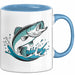 Angler Tasse Geschenkidee Angelbegeisterter Lustiger Spruch Geschenkidee Lustig Blau Trendation