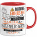 Katzenbetreuerin Tasse Geschenk Lustiger Spruch Bitte Erheben Sie Sich Seine Majestät Die Katzenbetreuerin Betritt Den Raum Rot Trendation