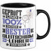 Gleitschirmlehrer Geschenk Lustiger Spruch für Gleitschirmlehrer Geschenkidee Bester Gleitschirmlehrer Der Welt Schwarz Trendation