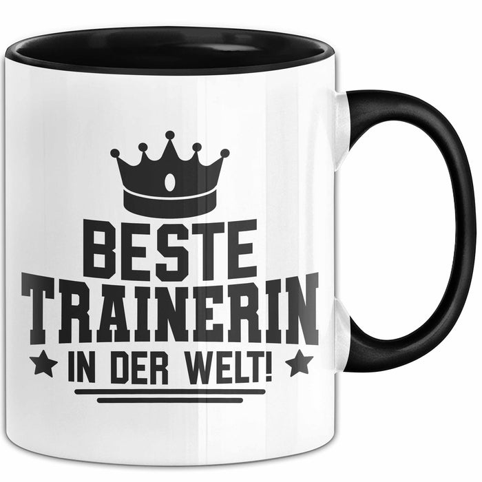 Trainerin Tasse Geschenk Beste Trainerin In Der Welt Fussball Handball Hockey Trainerin Trendation