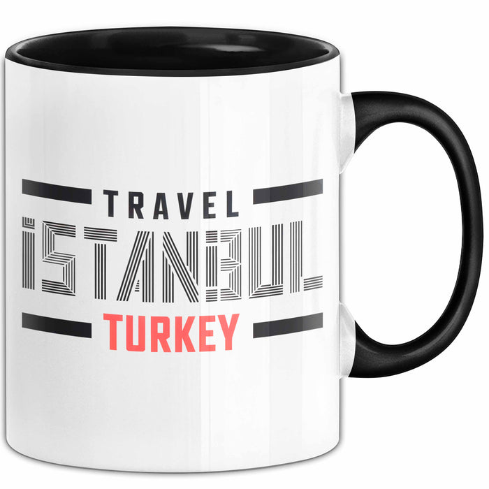 Istanbul Türkei Tasse Geschenk Lustige Geschenkidee Spruch Schwarz Trendation