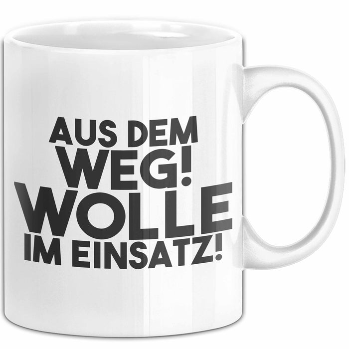 Wolle Tasse Aus Dem Weg! Wolle Im Einsatz! Geschenk