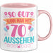 70er Geburtstag Tasse Geschenk Frauen So Gut Kann Man Mit 70 Aussehen Geschenkidee Geburtstag Rosa Trendation