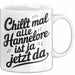 Hannelore Tasse Geschenk Chillt Mal Alle Hannelore Ist Ja Jetzt Da Geschenkidee Becher mit Name Weiß Trendation