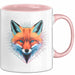 Fuchs Tierliebhaber Tasse Geschenk Lustige Geschenkidee Spruch Rosa Trendation