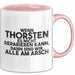 Thorsten Tasse Wenn Thorsten Nicht Repariert, Sind Wir Am Arsch Geschenk Rosa Trendation