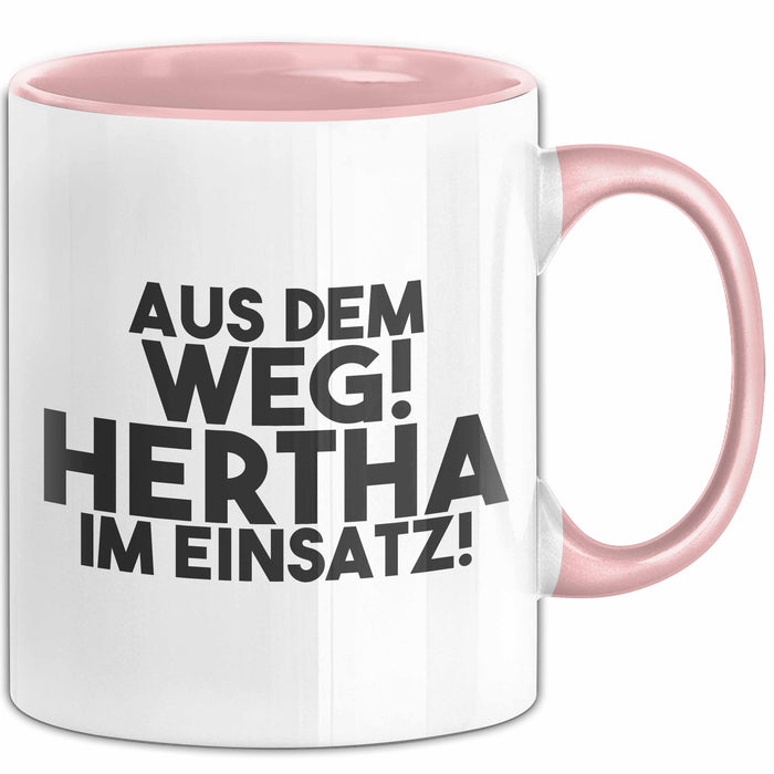 Hertha Tasse Aus Dem Weg! Hertha Im Einsatz! Geschenk