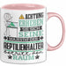 Reptilienhalter Geschenk Tasse Lustiger Spruch Erheben Sie Sich Der Reptilienhalter Betritt den Raum Rosa Trendation