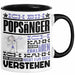 Popsänger Geschenk Tasse Lustige Geschenkdiee für einen Popsänger Geburtstag Ich Bin Popsänger Ich Kann Es Dir Erklären Aber Nicht Für Dich Verstehen Schwarz Trendation