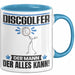 Discgolfer Tasse Geschenk für Discgolfer Der Mann Der Alles Kann Geschenkidee zum Geburtstag Blau Trendation