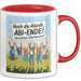 Schüler Abschluss Tasse Geschenk Lustige Geschenkidee Spruch Hoch Die Hände Abi Ende Rot Trendation