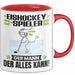 Eishockeyspieler Tasse Geschenk für Eishockeyspieler Der Mann Der Alles Kann Geschenkidee zum Geburtstag Rot Trendation
