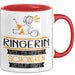 Ringerin Weil Es Keinen Schöneren Beruf Gibt Tasse Geschenk für Eine Ringerin Lustig Rot Trendation