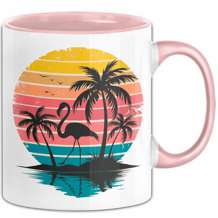 Flamingo Tier Tasse Geschenk Lustige Geschenkidee Spruch Rosa Trendation