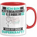 Kiteboarding-Lehrer Tasse Geschenk für Kiteboarding-Lehrer Geburtstag Lustiger Spruch Kaffee-Becher Was Ist Deine Superkraft Rot Trendation