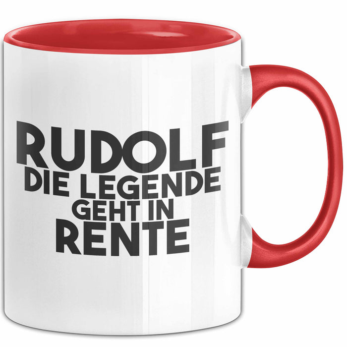 Rudolf Tasse Rudolf – Die Legende Geht In Rente Geschenk