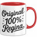 Regina Tasse Geschenk Original 100% Regina Geschenkidee Geburtstag Rot Trendation
