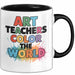 Kunstliebhaber Kunstlehrer Künstler Tasse Geschenk Lustige Geschenkidee Spruch Kunstlehrer Färben Die Welt Trendation