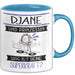 DJane Und Prinzessin Tasse Geschenk Für Eine DJane Geburtstag Was Ist Deine Superkraft Blau Trendation
