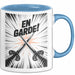Fechter Tasse Geschenk Lustige Geschenkidee Spruch Für Schwertsport Fans Blau Trendation