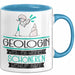 Geologin Weil Es Keinen Schöneren Beruf Gibt Tasse Geschenk für Eine Geologin Lustig Blau Trendation
