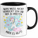 Office Arbeitskollege Einhorn Tasse Geschenk Lustige Geschenkidee Spruch Man Muss Nicht Verrückt Sein Um Hier Zu Arbeiten Aber Es Hilft Trendation