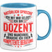 Dozent Vorlesung Tasse Geschenk Lustige Geschenkidee Spruch Ich Bin Dozent Und Manchmal Brauche Ich Eben Kompetente Beratung Blau Trendation