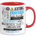 Musikgeschäftsinhaberin Tasse Geschenk Lustiger Spruch Bitte Erheben Sie Sich Seine Majestät Die Musikgeschäftsinhaberin Betritt Den Raum Rot Trendation