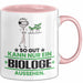 Biologe Geschenk Tasse So Gut Kann Nur Ein Biologe Aussehen Geschenkidee Kaffee-Becher Rosa Trendation