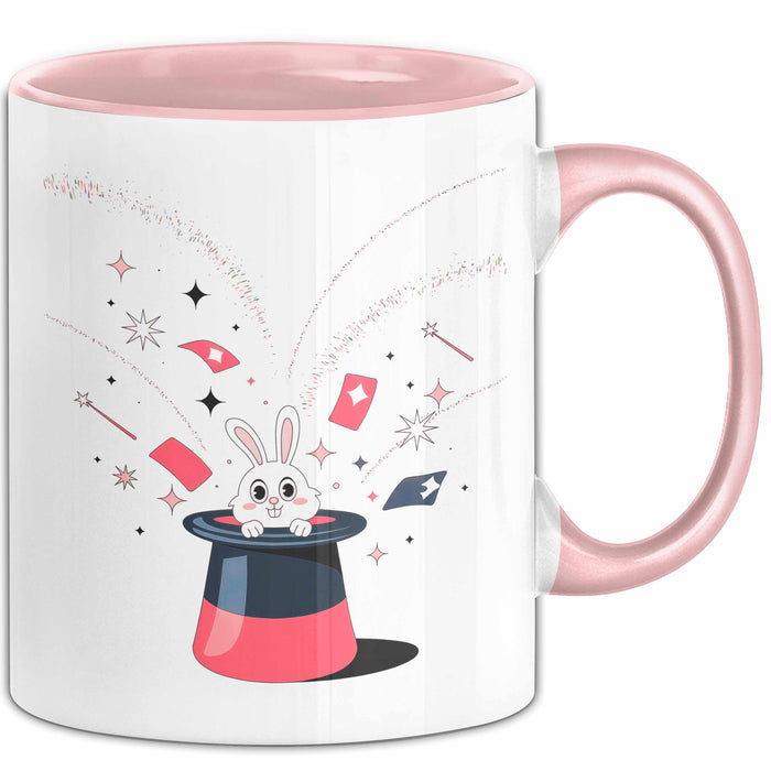 Zauberer Tasse Geschenk Lustige Geschenkidee Spruch Für Magie Fans Rosa Trendation