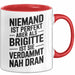 Brigitte Tasse Geschenk Niemand Ist Perfekt Brigitte Verdammt Nah Dran Geschenkidee Rot Trendation