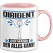 Dirigent Tasse Geschenk für Dirigent Der Mann Der Alles Kann Geschenkidee zum Geburtstag Rosa Trendation