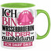 Wasserbauerin Ausbildung Start Geschenk Tasse Ich Bin Wasserbauerin In Der Ausbildung Ich Darf Das Kaffee-Becher Geschenkidee Grün Trendation