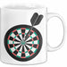 Darts Spieler Tasse Geschenkidee Bullseye Champion Lustiger Geschenkidee Lustig Weiß Trendation
