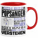 Popsänger Geschenk Tasse Lustige Geschenkdiee für einen Popsänger Geburtstag Ich Bin Popsänger Ich Kann Es Dir Erklären Aber Nicht Für Dich Verstehen Rot Trendation