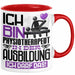 Physiotherapeut Ausbildung Tasse Geschenk Ich Bin Physiotherapeut In Der Ausbildung Ich Darf Das Geschenkidee Spruch Rot Trendation