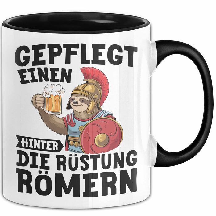 Biertrinker Tasse Geschenk Gepflegt Einen Hinter Die Rückstung Römern Becher Trendation