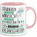Kajaklehrerin Tasse Lustiges Geschenk Studieren Kann Wirklich Jeder Nur Die Besten Werden Kajaklehrerin Rosa Trendation