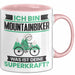 Mountainbiker Tasse Geschenk für Mountainbiker Geburtstag Lustiger Spruch Kaffee-Becher Was Ist Deine Superkraft Rosa Trendation