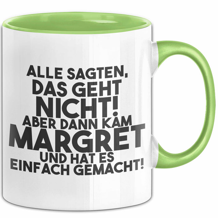Margret Tasse Alle Sagten Das Geht Nicht, Aber Dann Kam Margret Geschenk