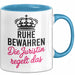 Anwalt Rechtsberatung Tasse Geschenk Lustige Geschenkidee Spruch Ruhe Bewahren Die Juristin Regelt Das Blau Trendation