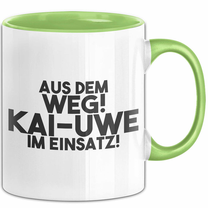 Kai-Uwe Tasse Aus Dem Weg! Kai-Uwe Im Einsatz! Geschenk