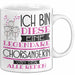 Chorsängerin Tasse Geschenk Ich Bin Diese Eine Legendäre Chorsängerin Von Der Alle Reden Geschenkidee Geburtstag Weihnachten Weiß Trendation