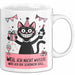 Sarkastische Katze Tasse Geschenk Lustige Geschenkidee Spruch Weil Ich Nicht Wusste, Was Ich Dir Schenken Soll Weiß Trendation