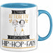 Hip-Hop-Fan Tasse Geschenk Becher Stark Attraktiv Furchtlos Hip-Hop-Fan Lustige Geschenkidee Blau Trendation