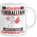 Fußballfan Tasse Geschenk für Fußballfan Geburtstag Lustiger Spruch Kaffee-Becher Was Ist Deine Superkraft Weiß Trendation