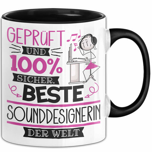 Sounddesignerin Geschenk Becher Tasse Gott Schuf Alle Menschen Gleich Nur Die Besten Durfeten Sounddesignerin Werden Geschenkidee Lustig Trendation