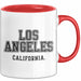 Los Angeles LA Kalifornien USA Tasse Geschenk Lustige Geschenkidee Spruch Rot Trendation