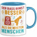 Open Air Musikkonzert Sarkasmus Tasse Geschenk Lustige Geschenkidee Spruch Der Bass Bumst Besser Als Die Meisten Menschen Blau Trendation