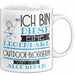 Outdoor-Bloggerin Tasse Geschenk Ich Bin Diese Eine Legendäre Outdoor-Bloggerin Von Der Alle Reden Geschenkidee Geburtstag Weihnachten Weiß Trendation